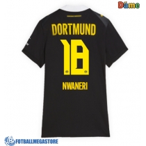 Fotballdrakt Dame Borussia Dortmund Ethan Nwaneri #18 Bortedrakt 2026-27 Kortermet